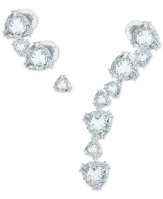 Swarovski - Rhodium-Plated 3-Pc. Set Millenia Ear Cuff & Stud Earrings
