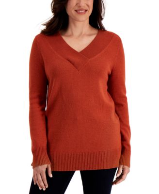Crossover V-Neck Sweater, Created for Macy's