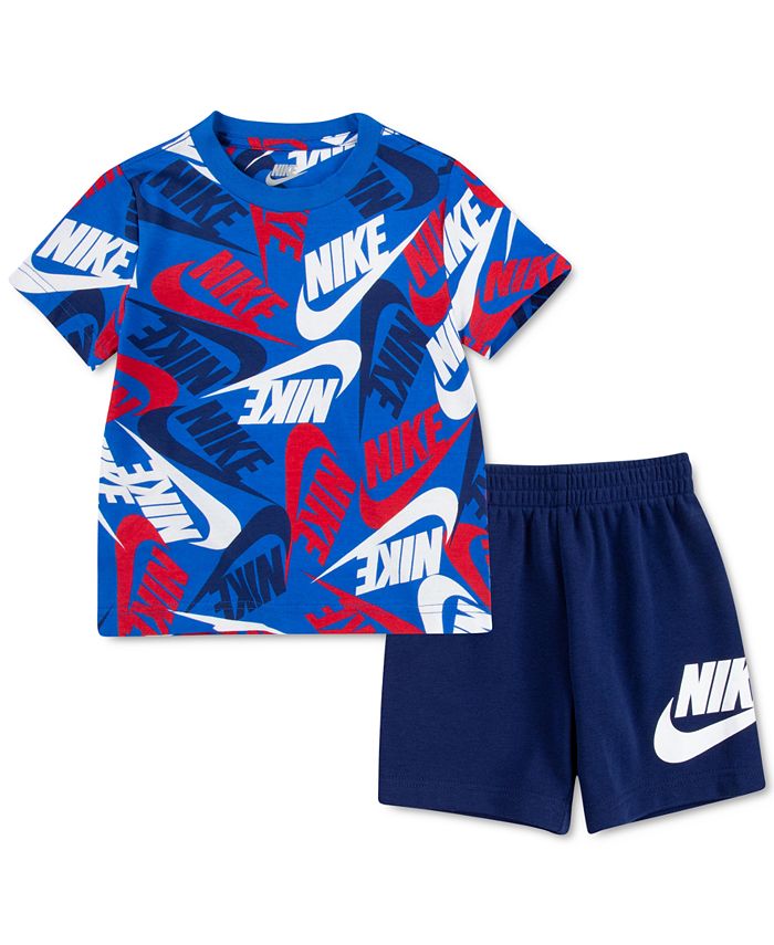 shuffle typisk bælte Nike Baby Boys 2-Pc. Sportswear Toss T-Shirt & Shorts Set - Macy's