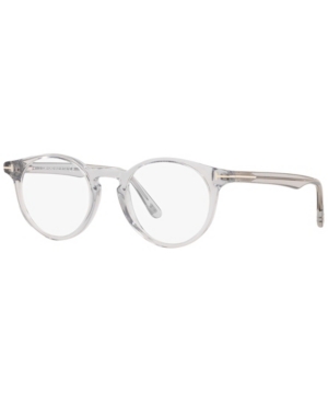 Tom Ford Womens Grey Ft5557 Round-frame Acetate Optical Glasses In Gray