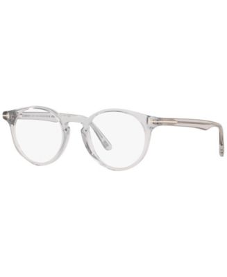 Tom Ford Unisex Round Plastic FT5557-B Eyeglasses - Macy's