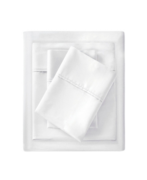 Clean Spaces Allergen Barrier California King 300 Thread Count Cotton Sheet Set, 4 Pieces Bedding In White