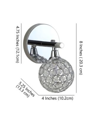 Maeve 1-Light Contemporary Glam LED Vanity Light