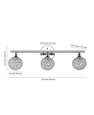 Maeve 3-Light Contemporary Glam LED Vanity Light