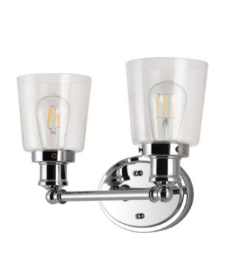 Beverly 2-Light Glass Classic Cottage LED Vanity Light