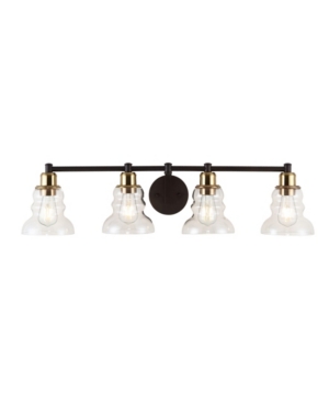 Manhattan Vintage-like 4-Light Industrial Rustic Led Vanity