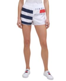 Women's Striped Logo Shorts