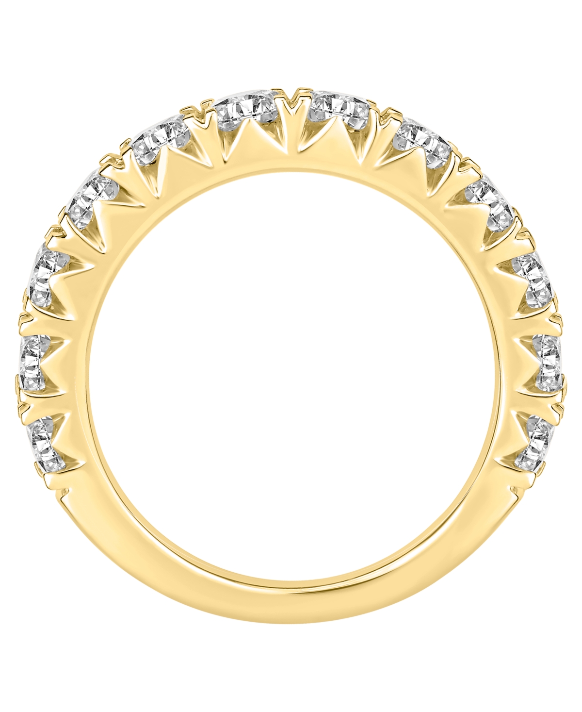 Certified Diamond Pave Band (1 ct. t.w.) in 14K White Gold or- Yellow Gold