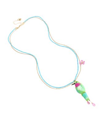 betsey johnson hummingbird necklace