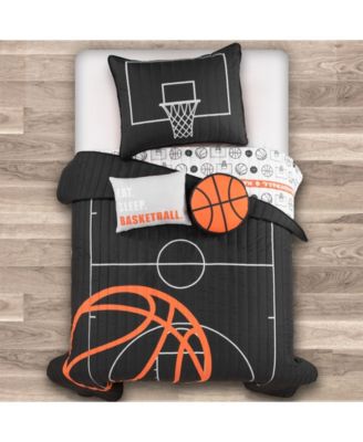 Kids Basketball Game 4-Pc. Quilt Set, Twin/Twin XL