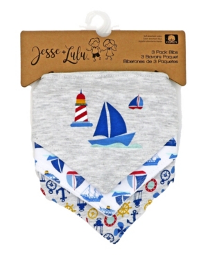 Baby Boys and Girls Bandana Baby Bibs Pack of 3