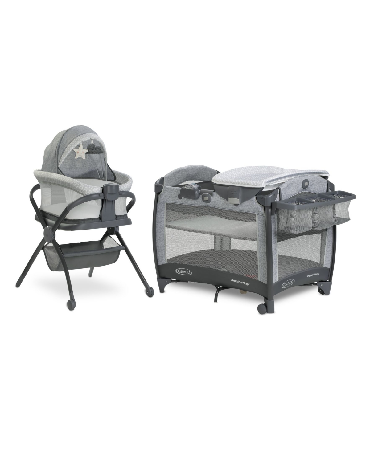 Graco Pack 'n Play Day2dream Bassinet Deluxe Playard In Beau