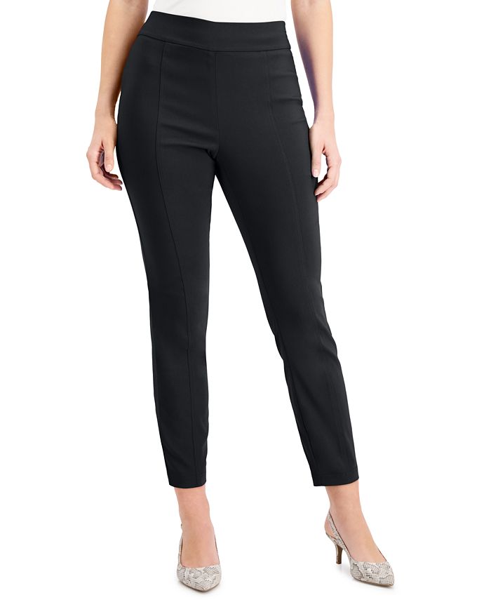 JM Collection Petite Front-Seam Skinny Pants, Created for Macy's ...