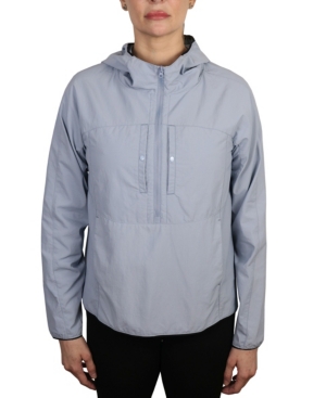 Women's Anorack Pop Over Jacket with Snap Front Chest Pockets