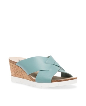Anne Klein Women's Lexy Wedge Slip On Sandal