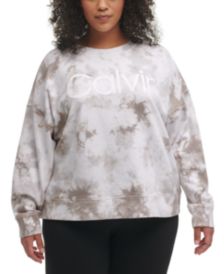 Plus Size Tie-Dyed Pullover Sweatshirt 