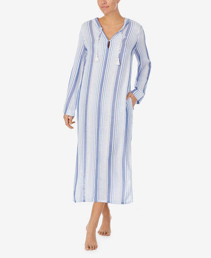 Lauren Ralph Lauren Women's Soft Caftan with Side Seam Pockets ...