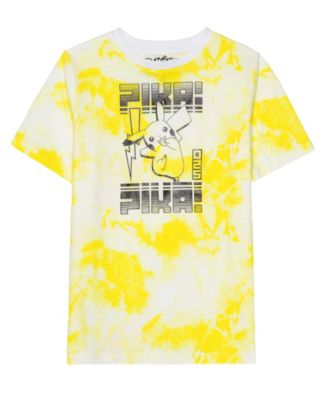 Big Boys Pika Tie Dye Short Sleeve Graphic T-shirt