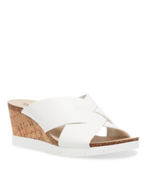 Anne Klein Women's Lexy Wedge Slip On Sandal