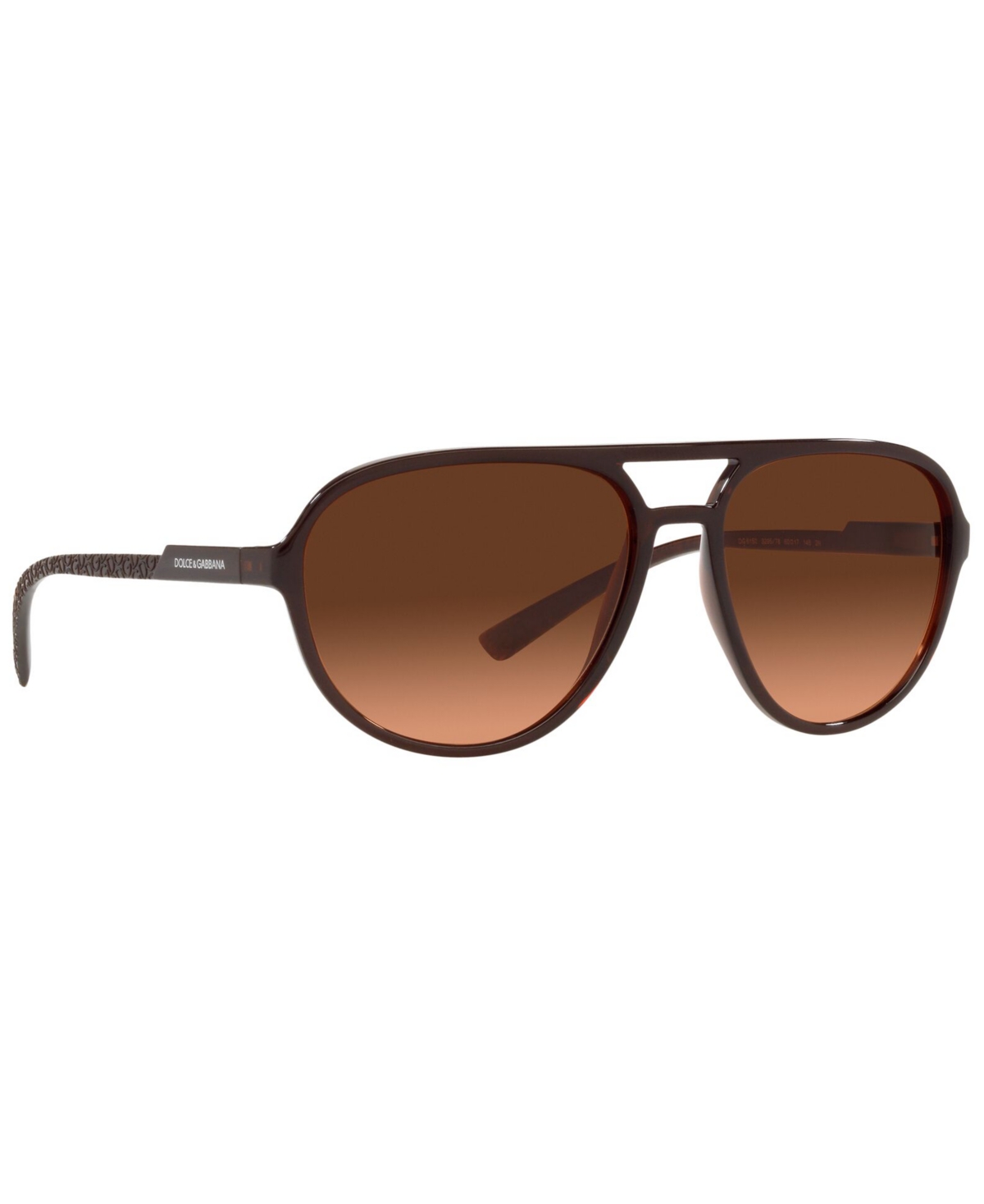 Shop Dolce & Gabbana Men's Sunglasses, Dg6150 60 In Transparent Tobacco,orange Gradient Brow