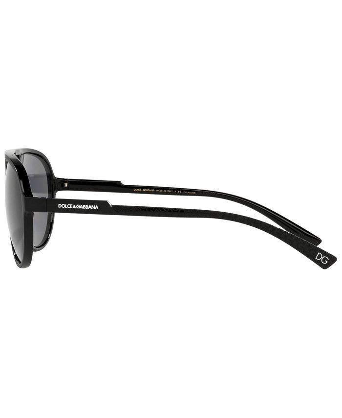 Dolce&Gabbana Men's Polarized Sunglasses, DG6150 60 - Macy's