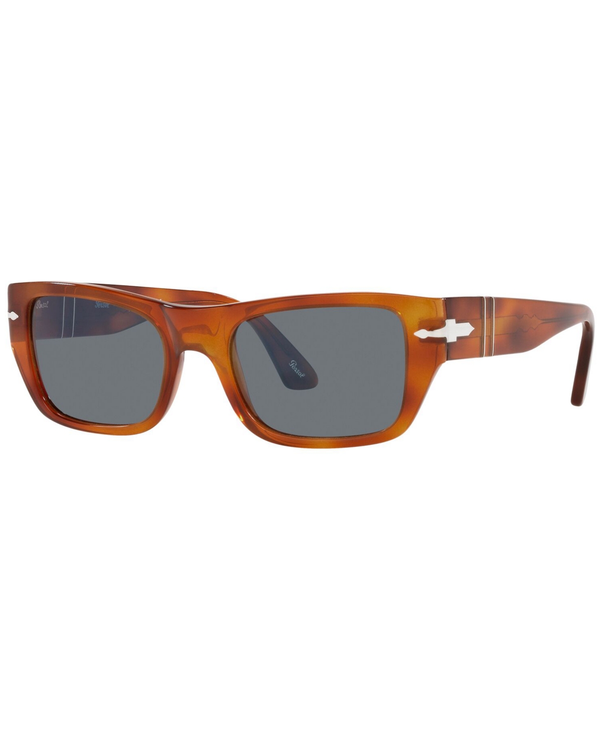 Shop Persol Unisex Sunglasses Po3268s In Terra Di Siena,light Blue