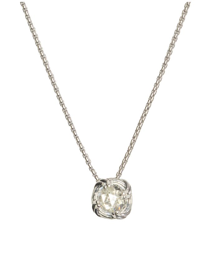 Peter Thomas Roth Fantasies White Topaz Pendant Necklace In Sterling ...
