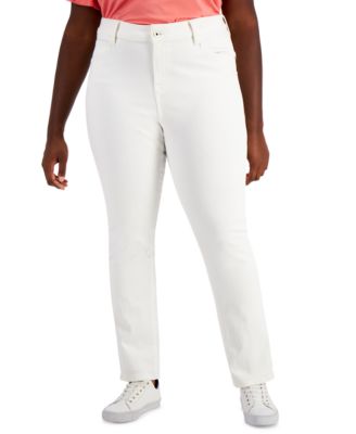 tommy hilfiger white jeans womens