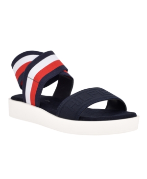 Tommy Hilfiger Women's Springi Stretch Ankle Wrap Sandals Women's Shoes