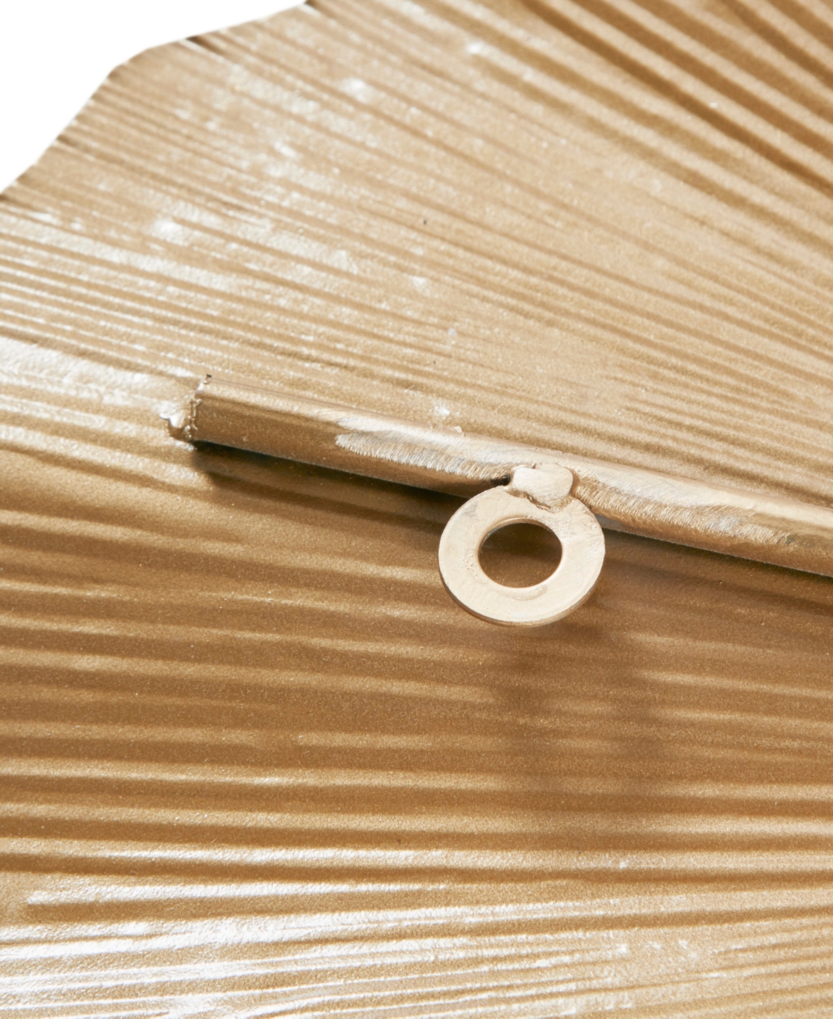 Martha Stewart Collection Faye Gold-Tone Foil Ginkgo Leaf Wall Art, - Gold-Tone