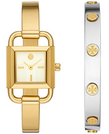 Tory Burch Women's Phipps Gold-Tone Stainless Steel Bracelet Watch 22mm  Gift Set & Reviews - All Watches - Jewelry & Watches - Macy's