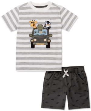 Kids Headquarters Baby Boys 2-Pc Safari T-Shirt & Shorts Set