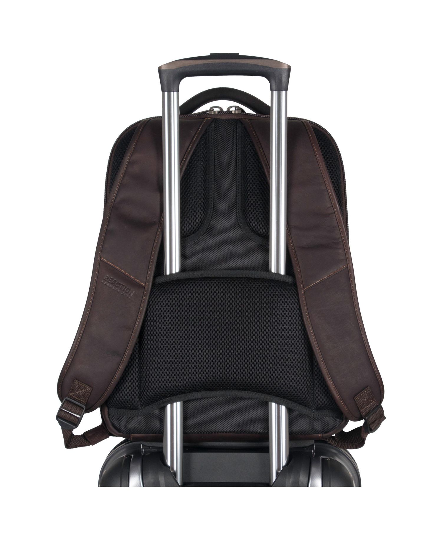 Full-Grain Colombian Leather 16" Laptop Tablet Travel Backpack