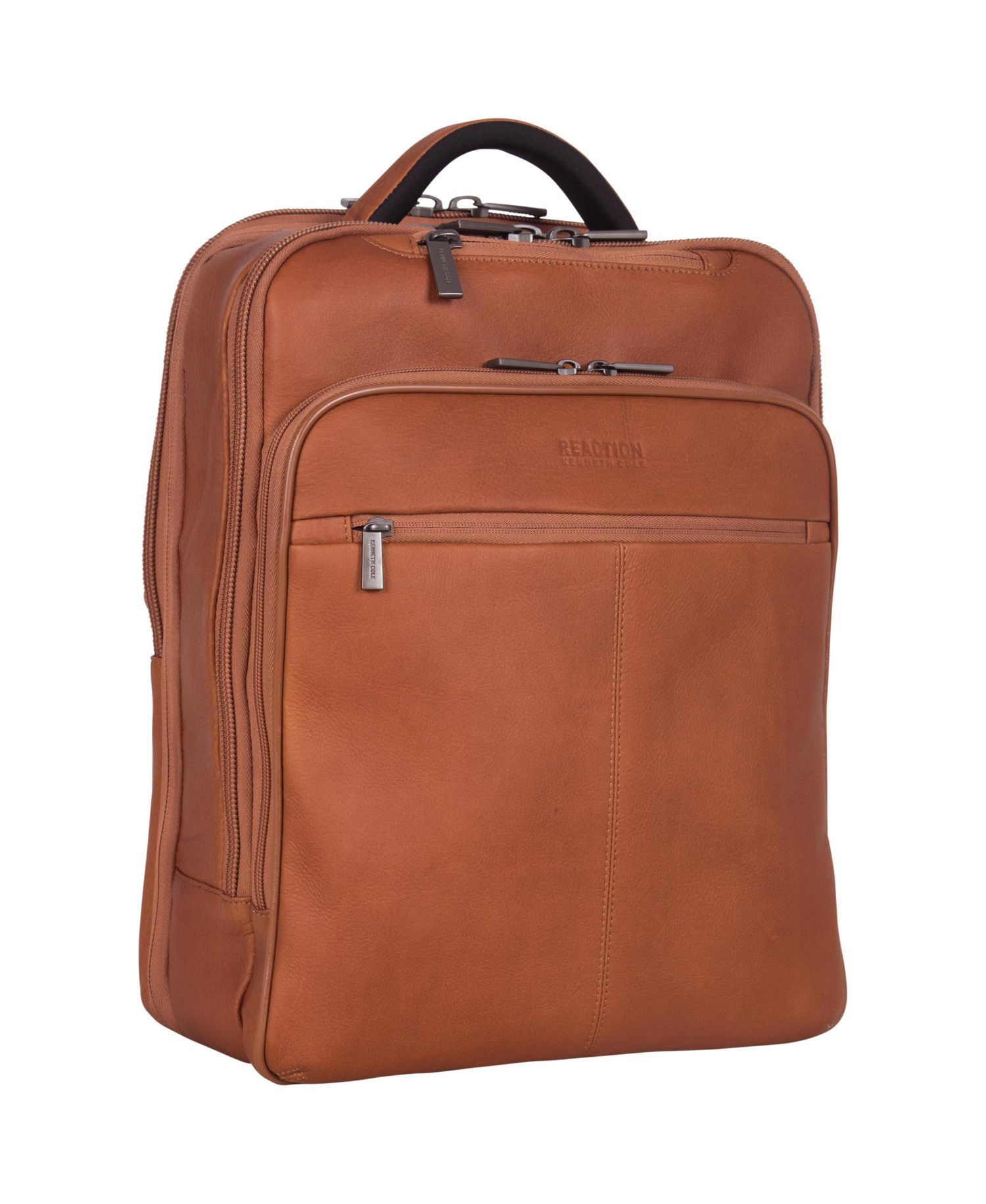 Full-Grain Colombian Leather 16" Laptop Tablet Travel Backpack