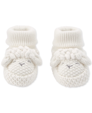 Carter's Baby Neutral Lamb Crochet Booties