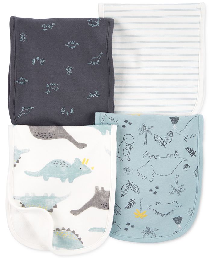 Carter's Baby Boys 4Pack Dinosaur Burp Cloths & Reviews All Baby