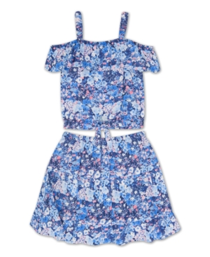 Speechless Big Girls Printed Skort 2 Piece Set