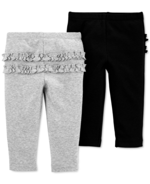 Carter's Baby Girls 2-Pack Ruffle Pants
