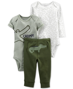 Carter's Baby Boys 3-Pc Alligator Little Character Set