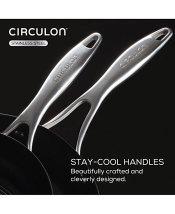Circulon Steelshield C Series 10-Piece Stainless Steel Nonstick Cookware Set  Silver 30012 - The Home Depot