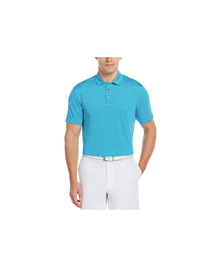 PGA TOUR Men's Feeder Stripe Polo Shirt - Macy's