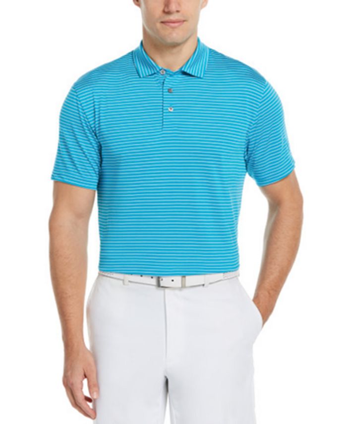 PGA TOUR Men's Feeder Stripe Polo Shirt - Macy's