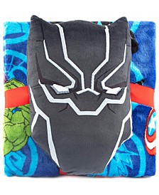 Avengers Black Panther Travel Pillow and Throw Nogginz Set