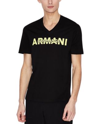 A|X Armani Exchange - Men's V-Neck Logo T-Shirt