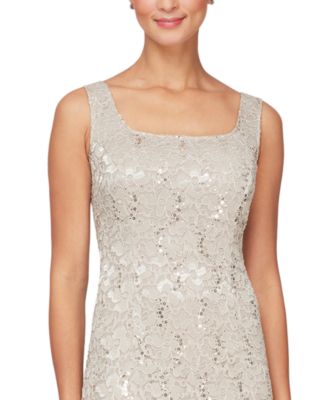 2-Pc. Lace Jacket & Midi Dress Set