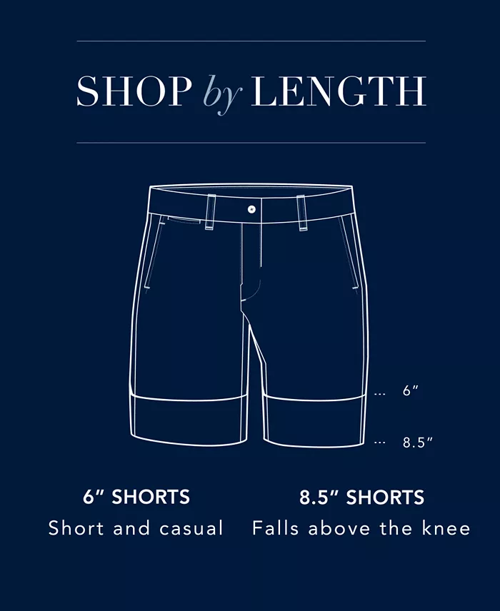 Men's Classic-Fit Stretch Flat-Front 6" Chino Deck Shorts - thumbnail 4