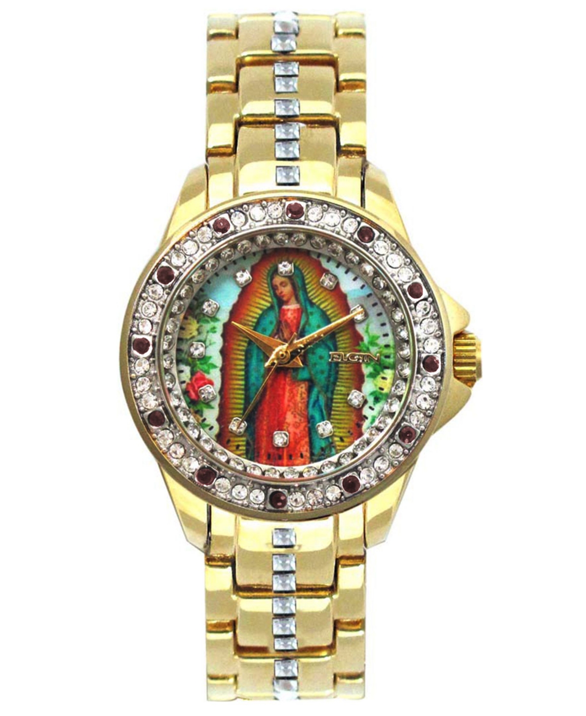 Women's Our Lady of Guadalupe Gold-Tone Metal Bracelet Watch - Gold-Tone