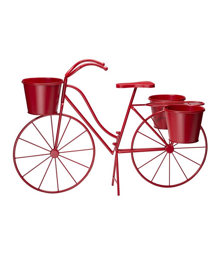 Glitzhome Oversized Metal Bicycle Plant Stand Macy's