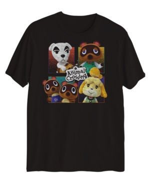 Big Boys Animal Crossing Grid Welcome T-shirt