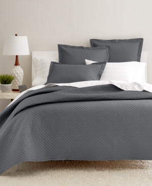 Charter Club Quilted Cotton 2-pc. Coverlet Set, Twin, Exclusively At Macy's In Marble